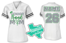 Load image into Gallery viewer, LDHS FALCONS: BAND Senior Mom Jersey-WHITE