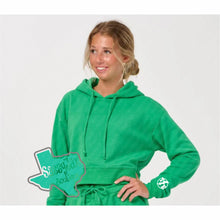 Load image into Gallery viewer, Thunder Extreme: PRE-ORDER "Embroidered Logo Set" -CROP HOODIE