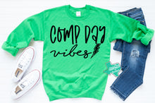 Load image into Gallery viewer, Thunder Extreme: "Comp Day Vibes" Green Tee or Sweatshirt