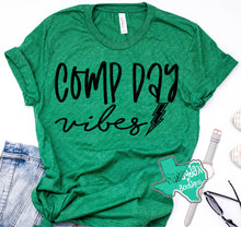 Load image into Gallery viewer, Thunder Extreme: "Comp Day Vibes" Green Tee or Sweatshirt