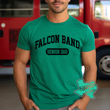 Load image into Gallery viewer, LDHS FALCONS: BAND Classic Arch Green/Black Tee or Sweatshirt
