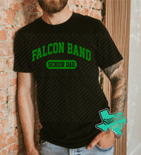 Load image into Gallery viewer, LDHS FALCONS: BAND Classic Arch Black Tee or Sweatshirt