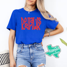 Load image into Gallery viewer, ARGYLE REDHAWKS: Redhawks Wonky Tees-Royal