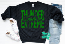 Load image into Gallery viewer, Thunder Extreme: "Thunder Extreme Athletics" Black Tee or Sweatshirt