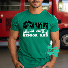 Load image into Gallery viewer, LDHS FALCONS: COLOR GUARD Color Guard Senior DAD Green Tee or Sweatshirt
