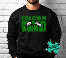 Load image into Gallery viewer, LDHS FALCONS: COLOR GUARD Falcon Guard Senior DAD Black Tee or Sweatshirt