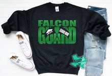 Load image into Gallery viewer, LDHS FALCONS: COLOR GUARD Falcon Guard Senior MOM Black Tee or Sweatshirt