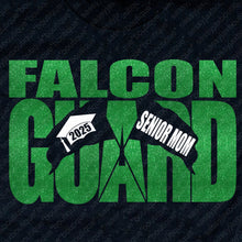 Load image into Gallery viewer, LDHS FALCONS: COLOR GUARD Falcon Guard Senior MOM Black Tee or Sweatshirt