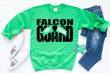 Load image into Gallery viewer, LDHS FALCONS: COLOR GUARD Falcon Guard Senior MOM Green Tee or Sweatshirt
