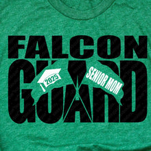 Load image into Gallery viewer, LDHS FALCONS: COLOR GUARD Falcon Guard Senior MOM Green Tee or Sweatshirt