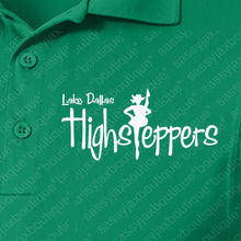 Load image into Gallery viewer, LDHS FALCONS: HIGHSTEPPERS Embroidered Logo Polo-Green