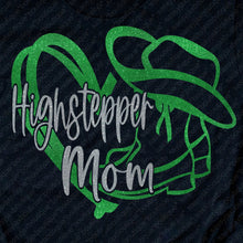 Load image into Gallery viewer, LDHS FALCONS: HIGHSTEPPERS Highstepper Mom Heart-Black