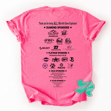 Load image into Gallery viewer, Cheer Explosion: Sponsor Tees -Youth or Adult sizes