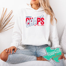 Load image into Gallery viewer, &#39;Chaps Diagonal&#39;  Hoodie-White
