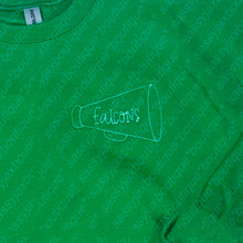 Load image into Gallery viewer, LDHS FALCONS: CHEER Falcons Megaphone Sweatshirt-Green
