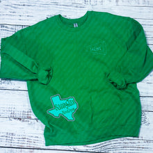 Load image into Gallery viewer, LDHS FALCONS: CHEER Falcons Megaphone Sweatshirt-Green
