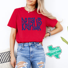 Load image into Gallery viewer, ARGYLE REDHAWKS: Redhawks Wonky Tees-Red
