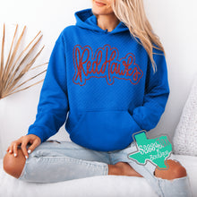 Load image into Gallery viewer, ARGYLE REDHAWKS: RedHawks Script Outline Hoodie-Royal
