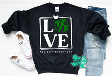 Load image into Gallery viewer, &quot;LOVE&quot; Black Tee or Sweatshirt
