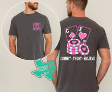 Load image into Gallery viewer, Cheer Explosion: CTB Card Tees -Youth or Adult sizes
