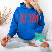 Load image into Gallery viewer, ARGYLE REDHAWKS: Hawks Ain't Us Hoodie-Royal
