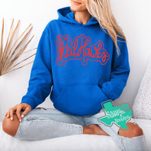 Load image into Gallery viewer, ARGYLE REDHAWKS: RedHawks Script Outline Hoodie-Royal
