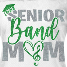 Load image into Gallery viewer, BAND Senior Mom Jersey-WHITE
