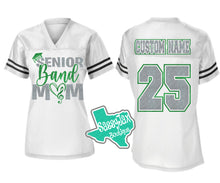 Load image into Gallery viewer, BAND Senior Mom Jersey-WHITE
