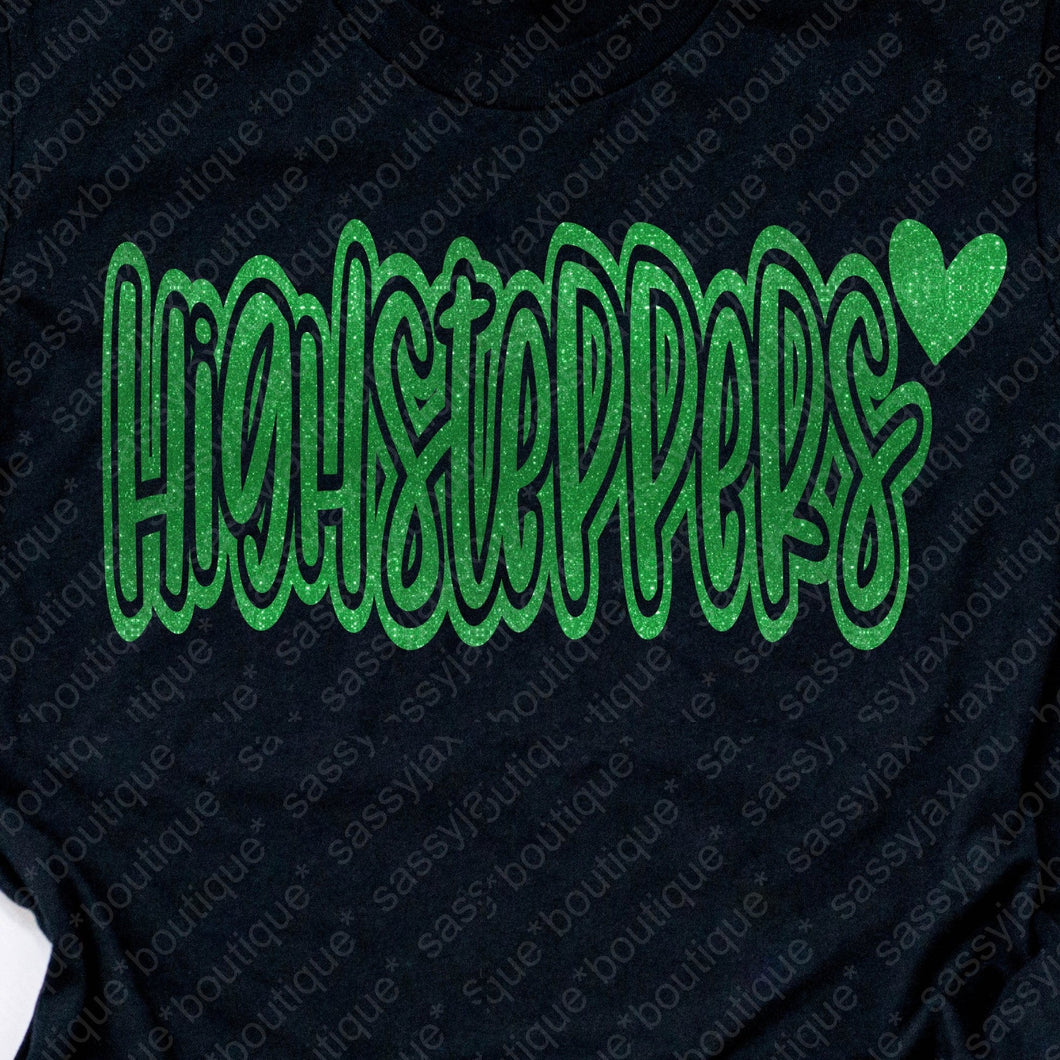 HIGHSTEPPERS Highsteppers with heart-Black