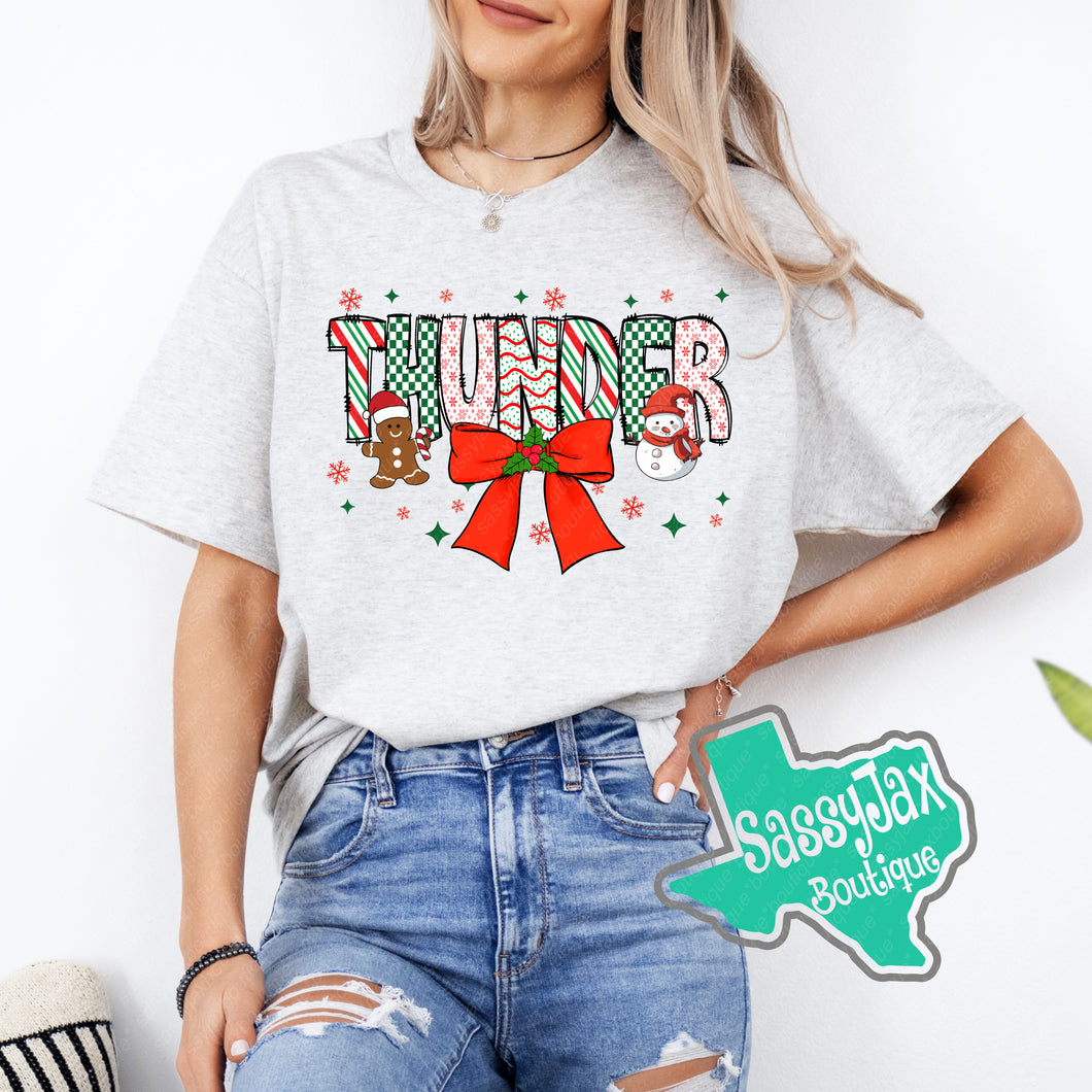 LIMITED EDITION Thunder Christmas Tees, Crews, and Hoods