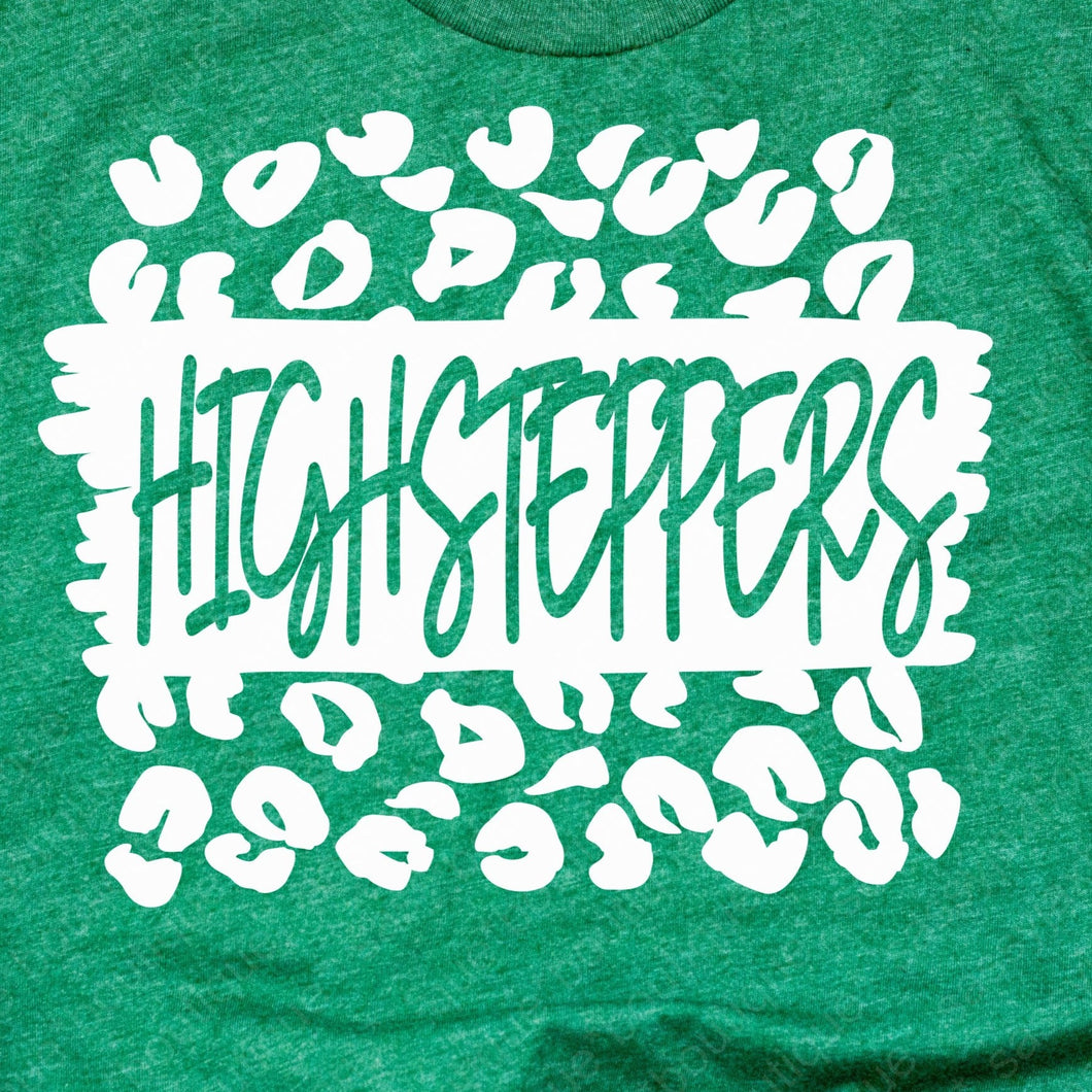 HIGHSTEPPERS Leopard Script-Green