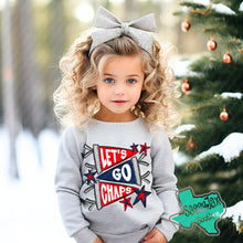 Load image into Gallery viewer, &#39;Let&#39;s Go Chaps&#39;  Crewneck Sweatshirt-Grey

