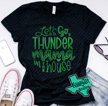 Load image into Gallery viewer, &quot;Thunder Mama in the House&quot; Black Tee or Sweatshirt
