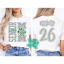 Load image into Gallery viewer, LDHS FALCONS: CHEER Senior Mom Tee
