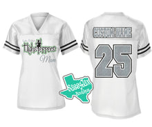 Load image into Gallery viewer, HIGHSTEPPERS Highstepper Mom SENIOR Jersey-White
